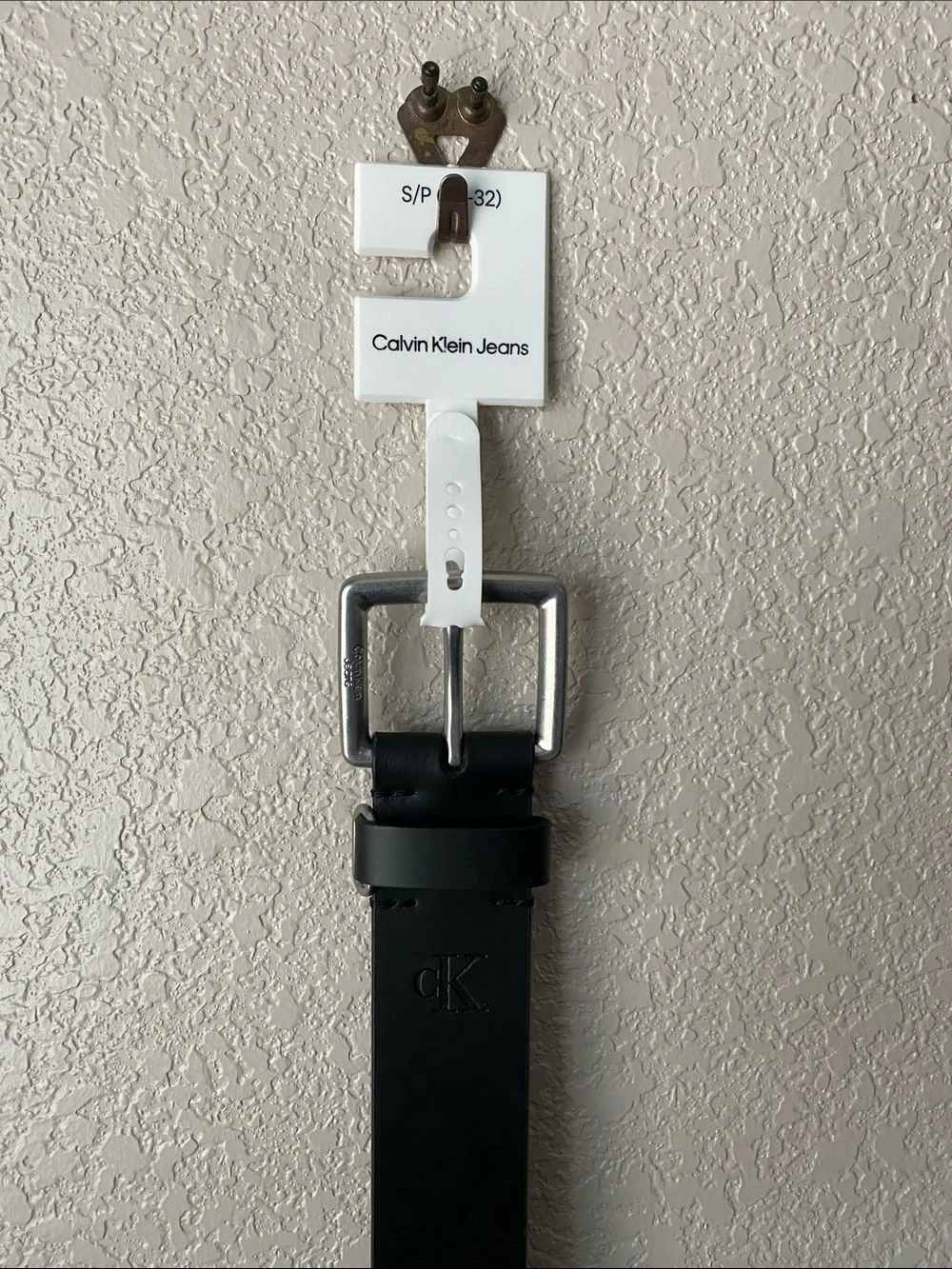 Calvin Klein leather belt Small P  30/32